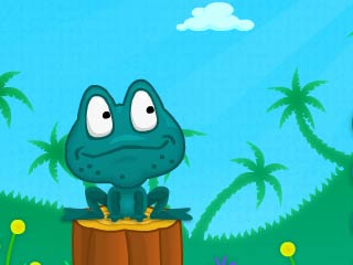 Флеш игра Мухи и лягушки онлайн